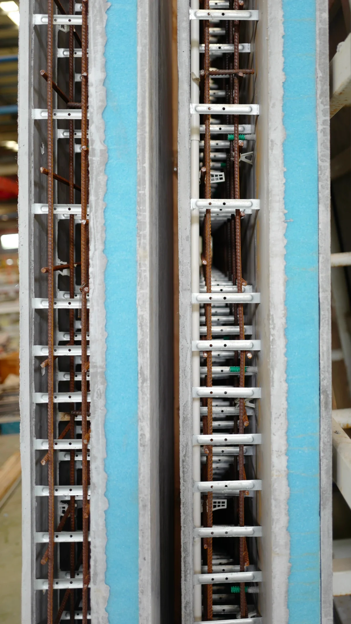Insulated cavity, factory unit
